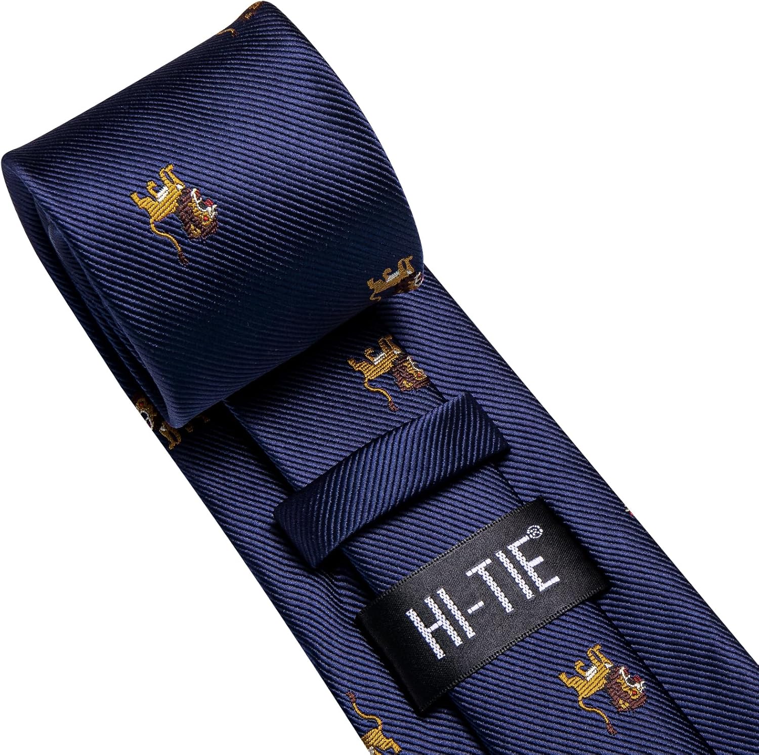 Hi-Tie Men's Tie Sets Silk Paisley Striped Necktie Pocket Square Cuff-links Sets Wedding Business Holiday