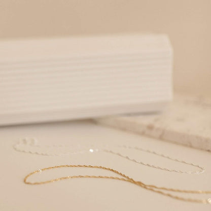 CAITLYNMINIMALIST Stackable Layering Adjustable Sterling Silver 18k Gold Chain Necklace for Women Essential Chain Collection