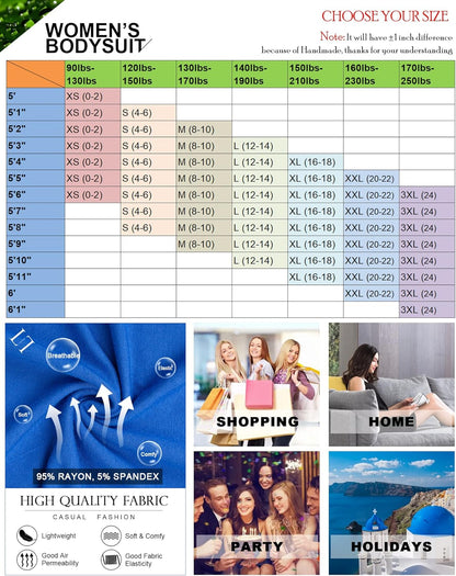 LAOALSI Women's Off Shoulder Bodysuit Short Sleeve Slim Fit Casual Basic Body suit Tops T Shirts