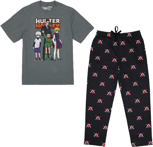 Bioworld Hunter X Hunter Main Characters Men's Sleep Set