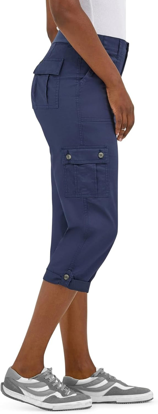 Lee womens Ultra Lux Comfort With Flex-to-go Cargo Capri Pant