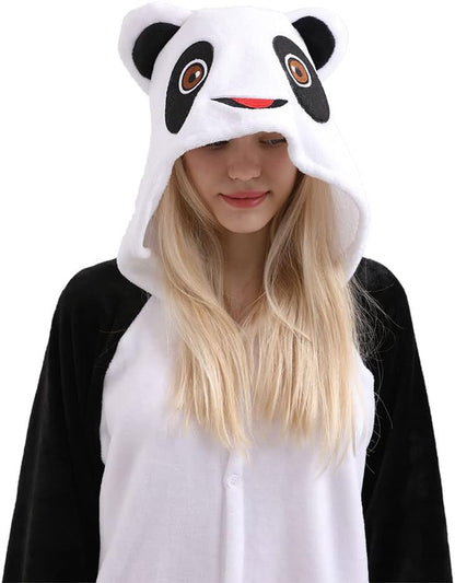 Unisex Adult Animal Cosplay One Piece Unisex Sleepwear Costume (ice,S)