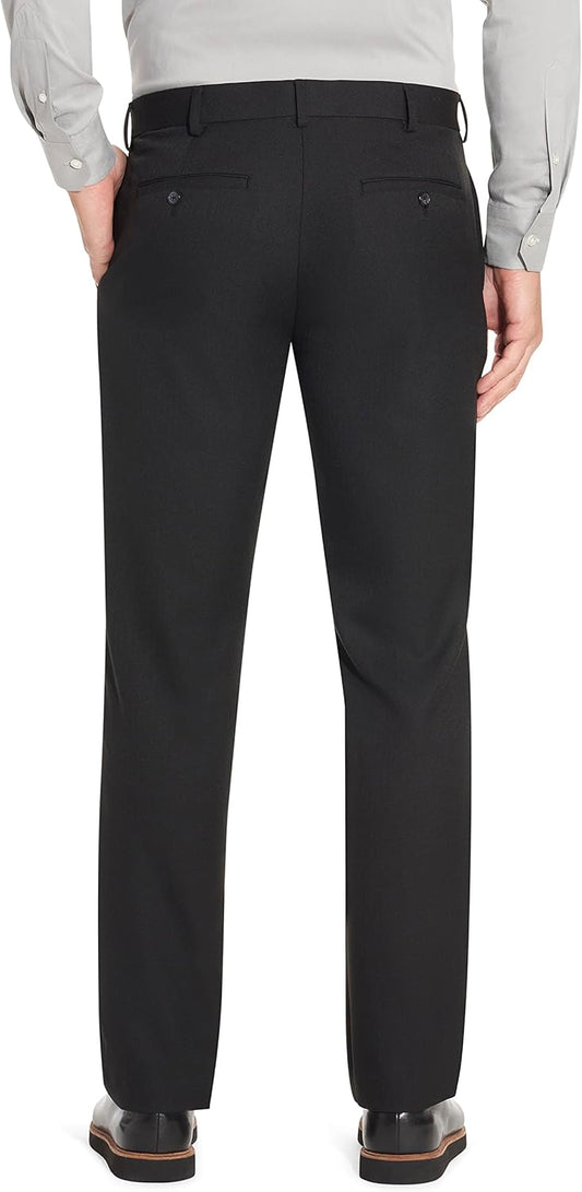 Van Heusen Men's Slim Fit Stretch Flat Front Traveler Pant