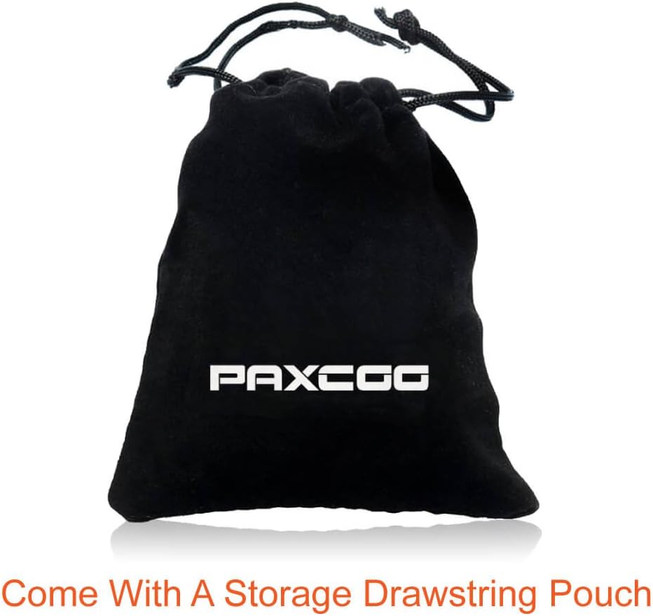PAXCOO 10PCS Black Velvet Choker Necklaces with A Stroage Bag for Women