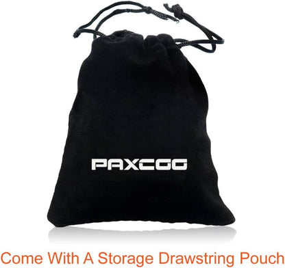 PAXCOO 10PCS Black Velvet Choker Necklaces with A Stroage Bag for Women
