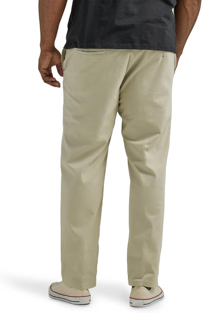 Lee Men's Big & Tall Extreme Motion Flat Front Regular Straight Pant