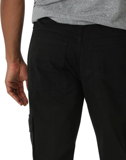 Wrangler Authentics Men's Twill Relaxed Fit Cargo Pant (Logan)