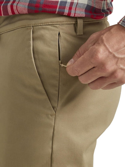 Lee Men's Flat Front Slim Straight Pant