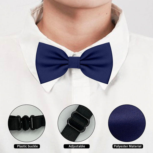 Baby Bow Ties for Boys Pre Tied Toddler Bow Tie Adjustable Kids Baby Bowties for Wedding Party