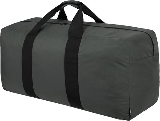 Vorspack Extra Large Duffle Bag for Travel - 150L Duffel Bag for Men Gear Bag for Storage Foldable Weekender Bag for Overnight Camping - Grey
