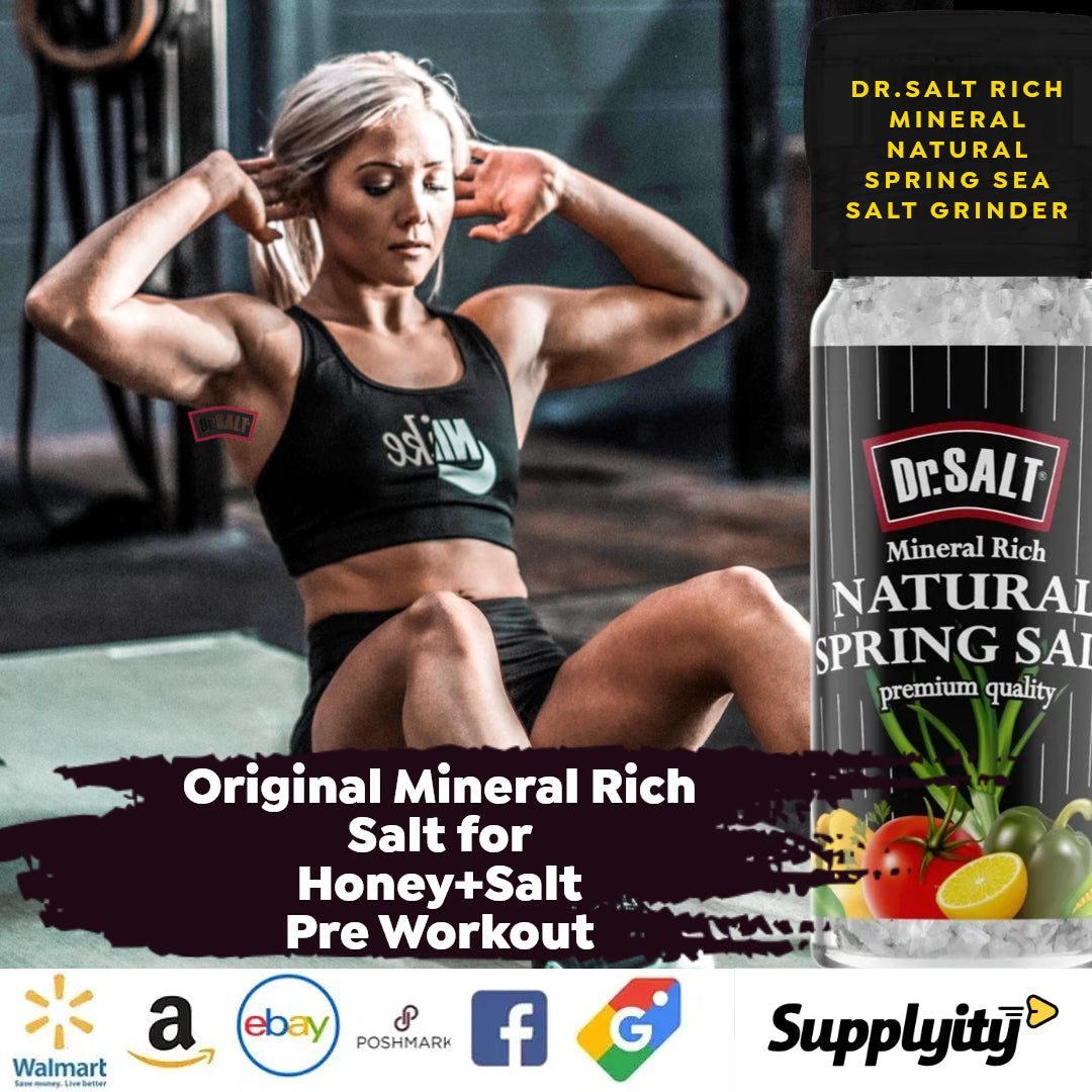 Dr.Salt Rich Mineral Doğal Kaynak Deniz Tuzu Değirmeni Küçük 4 oz