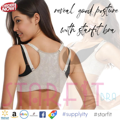 Starfit Women Push Up Cleavage Back Support Posture Corrector Fashion Magic Bra