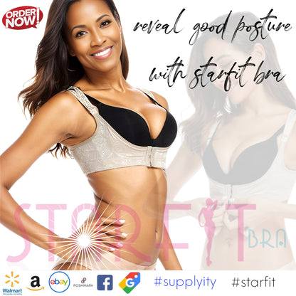 Starfit Women Push Up Cleavage Back Support Posture Corrector Fashion Magic Bra