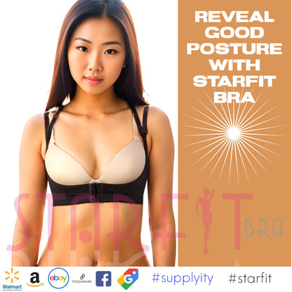 Starfit Women Push Up Cleavage Back Support Posture Corrector Fashion Magic Bra
