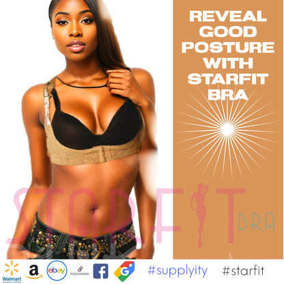 Starfit Women Push Up Cleavage Back Support Posture Corrector Fashion Magic Bra