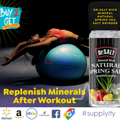 Dr.Salt Rich Mineral Doğal Kaynak Deniz Tuzu Değirmeni Küçük 4 oz