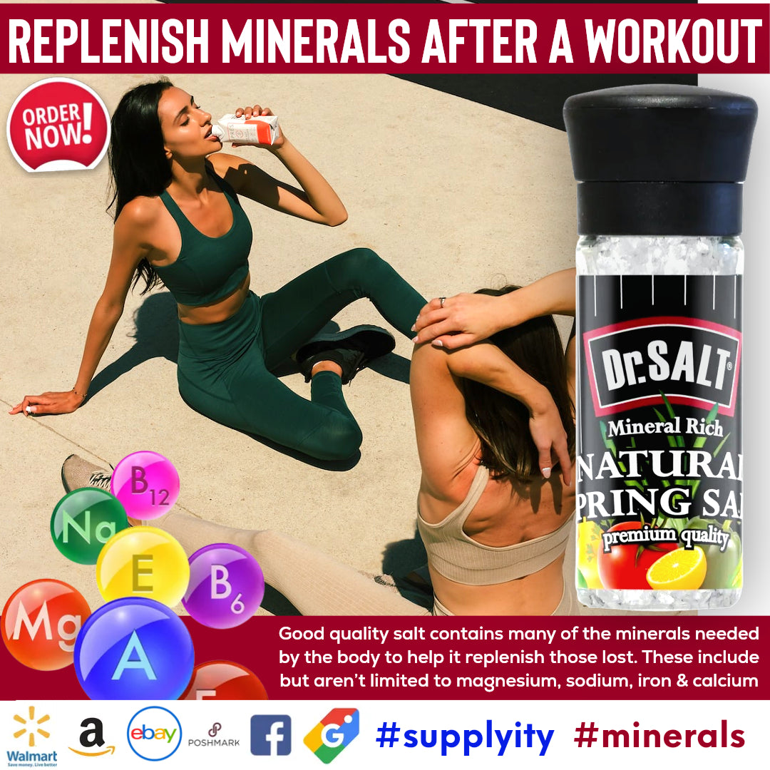 Dr.Salt Rich Mineral Doğal Kaynak Deniz Tuzu Değirmeni Küçük 4 oz