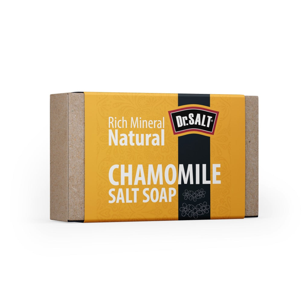 Dr Salt Rich Mineral Natural Chamomile Salt Soap (2 Bars) Glowing Smooth Healthy Skin, Clear Acne, Eliminate Pimples - supplyity
