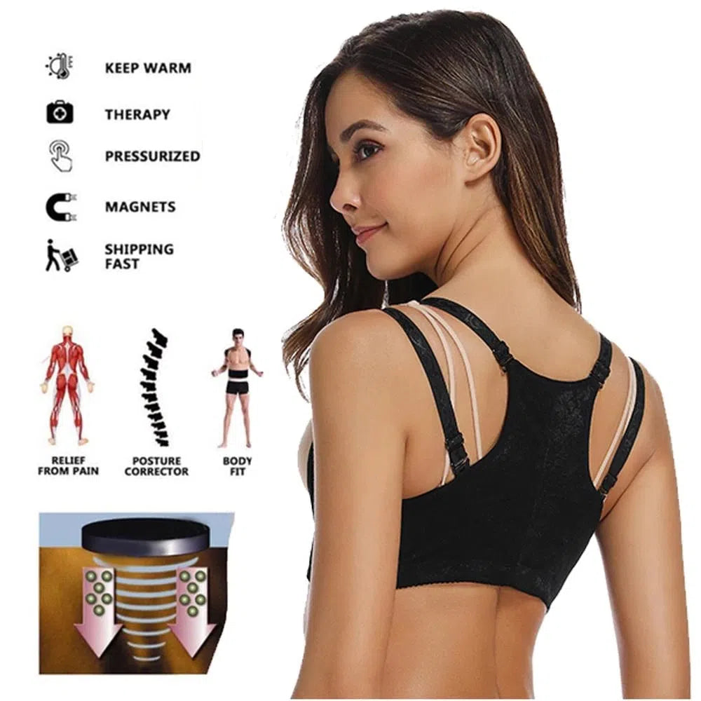 Starfit Women Push Up Cleavage Back Support Posture Corrector Magic Bra - supplyity
