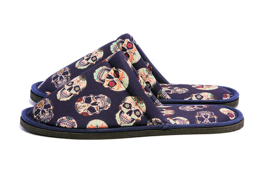 Gift Pack Big Skull For Him Mexican Skull For Her Home Slippers Kitchen Garage Bedroom Lightweight - supplyity