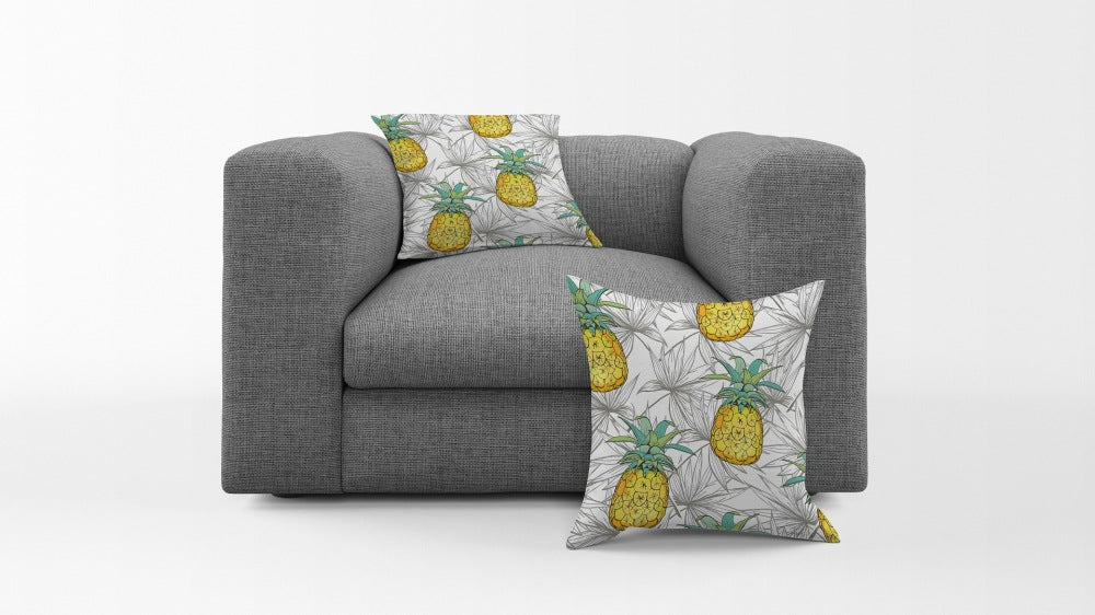 Chochili Home Pineapple Decor Graphic Pillow Cases Cushion Cover 18X18 - supplyity