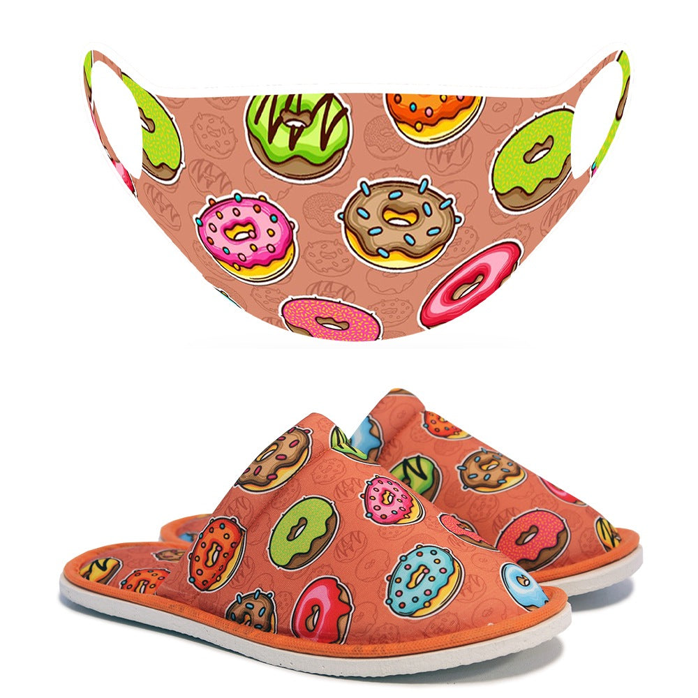 Chochili Women Trendy Colorful Donut Home Garage Kitchen Dorm and Mask Pack - supplyity