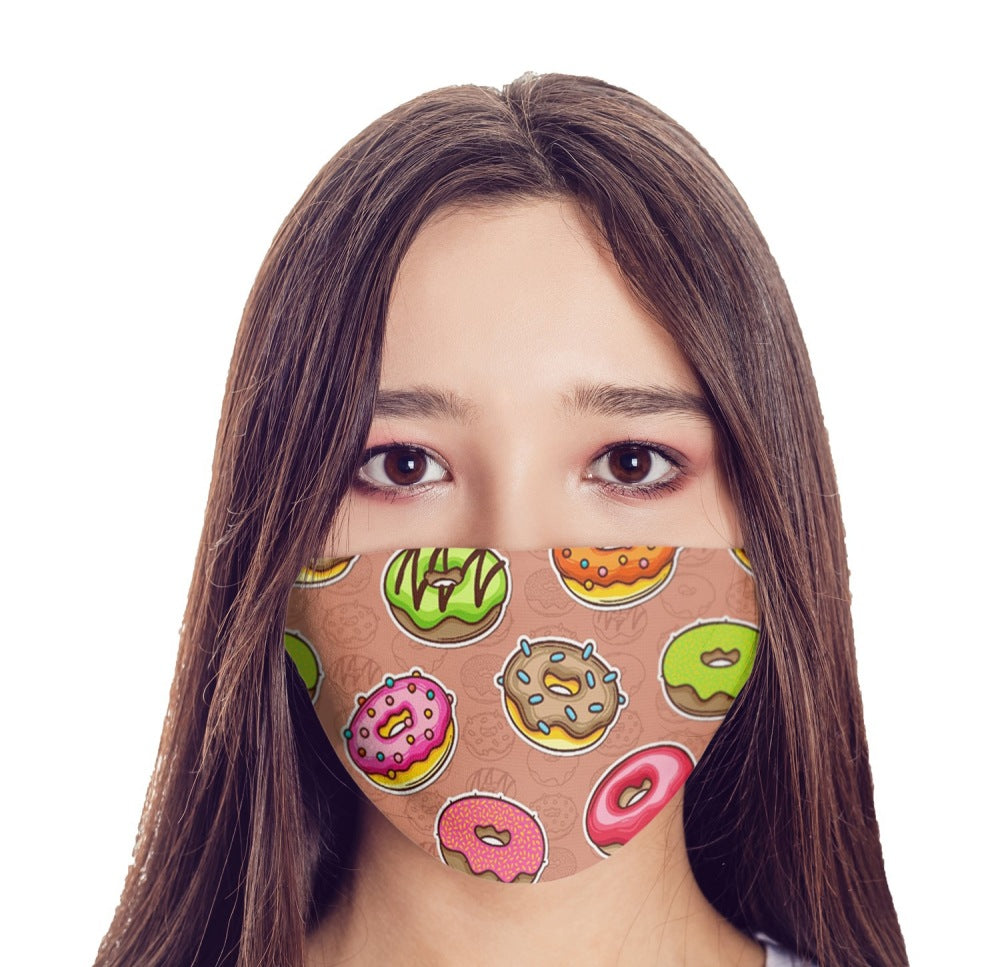 Chochili Women Trendy Colorful Donut Home Garage Kitchen Dorm and Mask Pack - supplyity