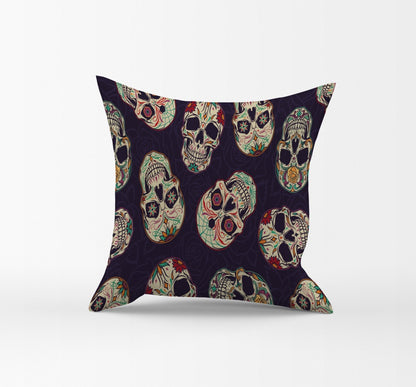 Chochili Home Big Skull Decor Graphic Pillow Cases Cushion Cover 18X18 - supplyity