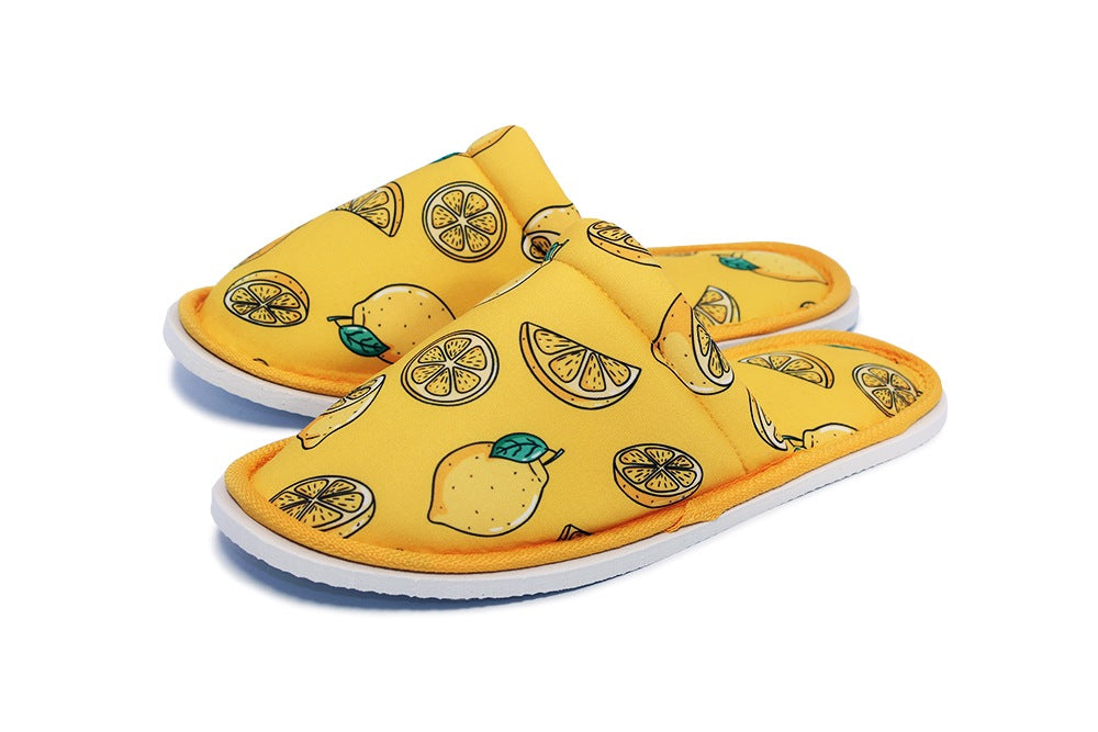 Gift Pack Lemon For Him Watermelon For Her Home Slippers Kitchen Garage Dorm Bedroom Lightweight - supplyity